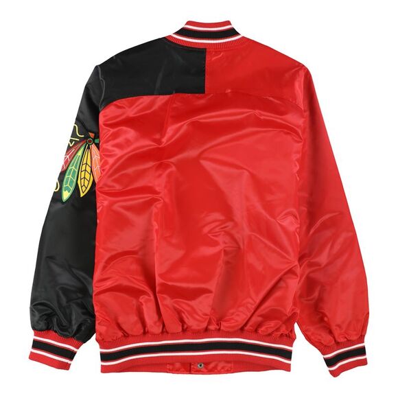 STARTER Mens Chicago Blackhawks Varsity Jacket, Red, NWT - Picture 3 of 3